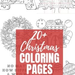 20+ Christmas Coloring Pages
