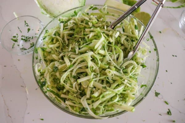Apple Fennel Slaw Process