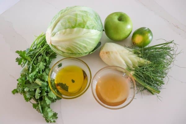 Apple Fennel Slaw Ingredients