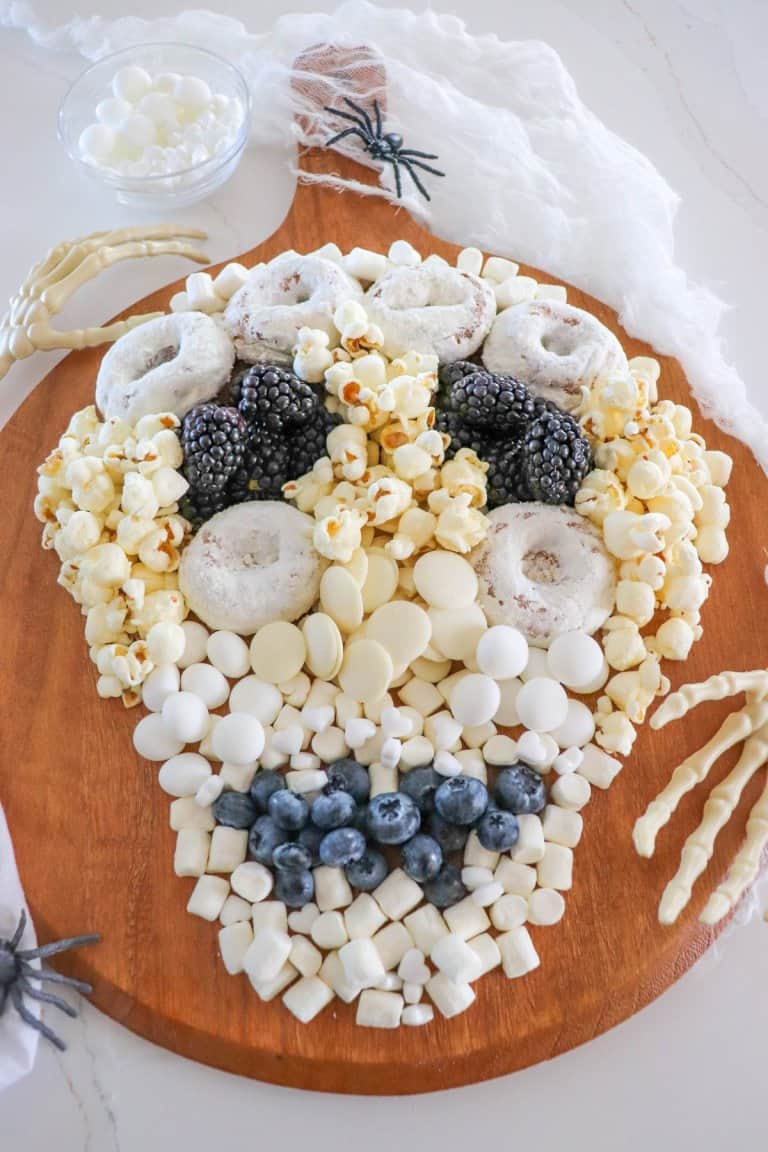 How to Make a Halloween Skull Charcuterie Board