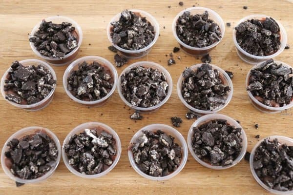 Worms in Dirt Recipe Process