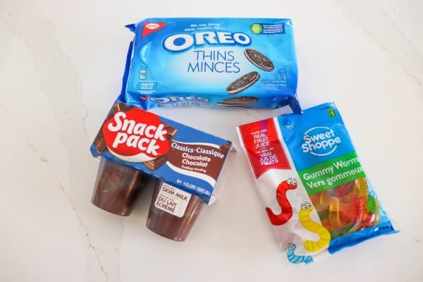 Worms in Dirt Recipe Ingredients