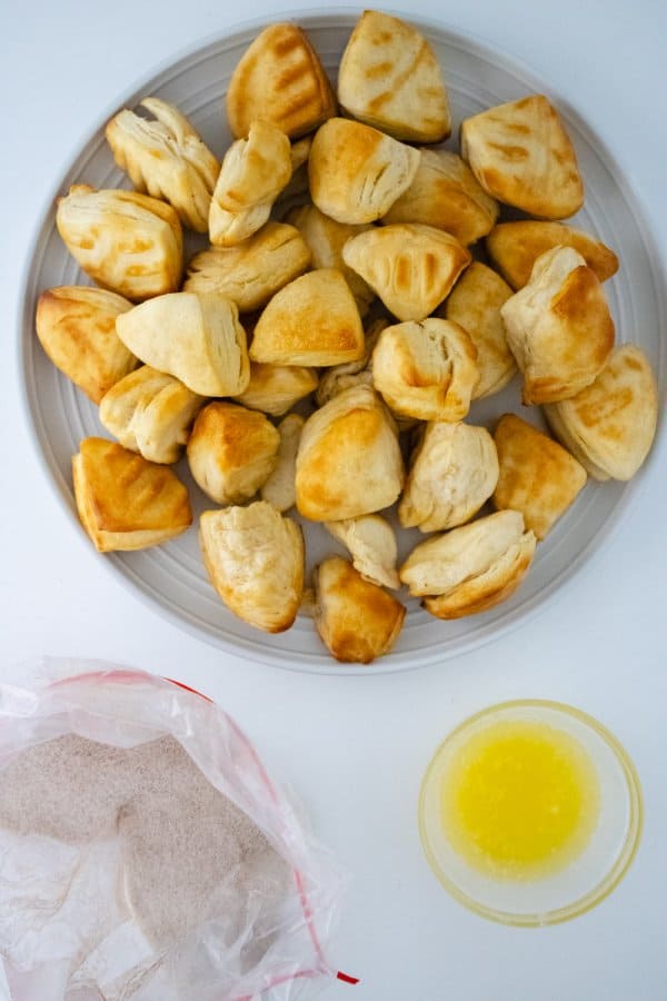 Air Fryer Bites Dipped in Butter