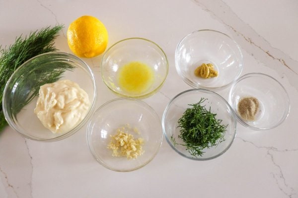 Lemon Dill Sauce Ingredients