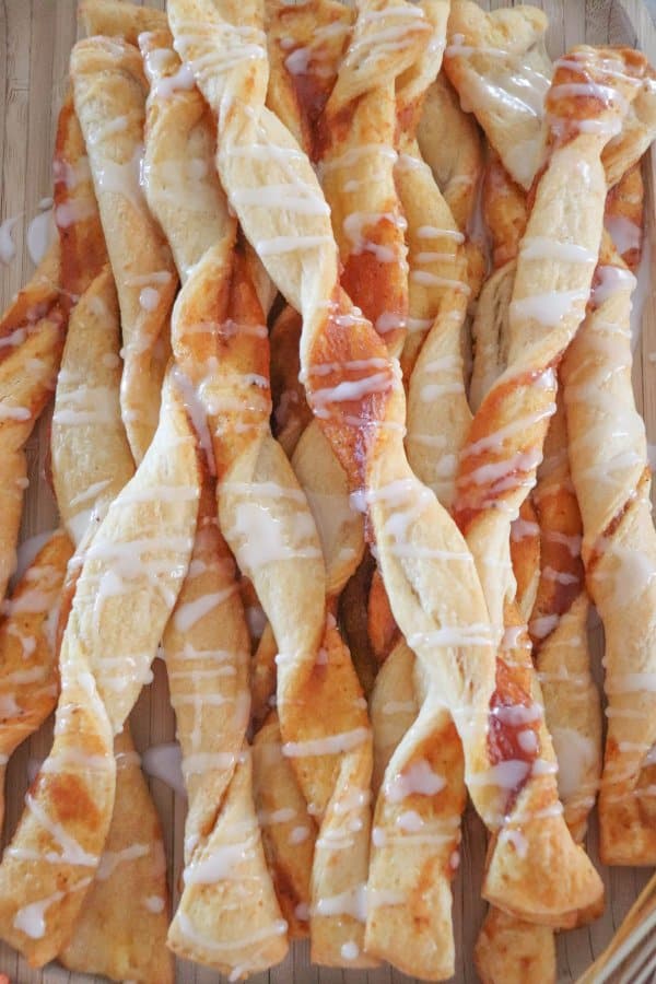 Pumpkin Pie Twists in a pile together.