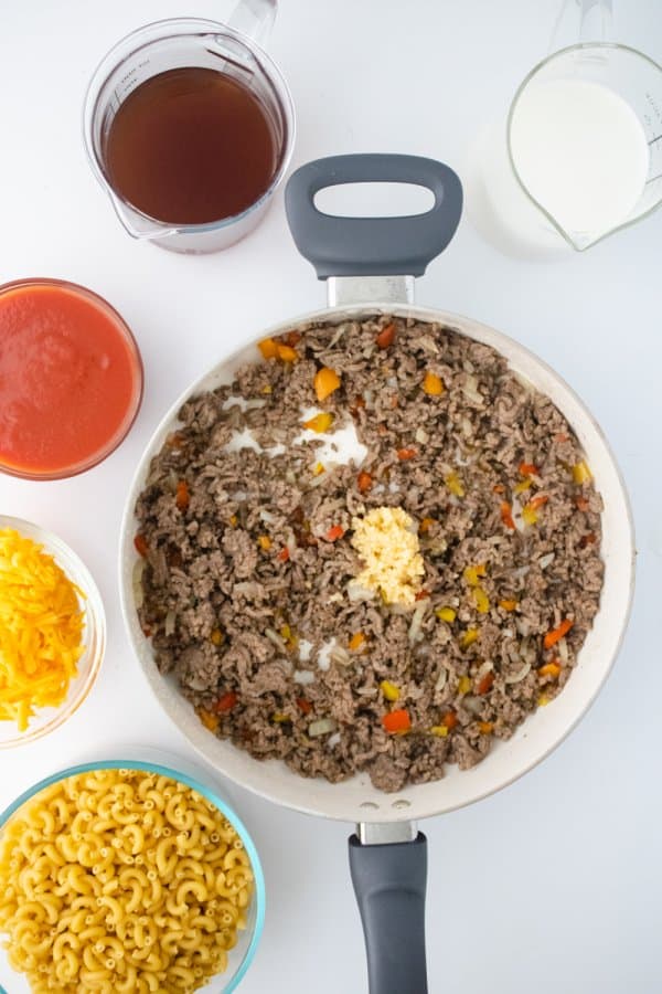 One Pot Homemade Hamburger Helper Ingredients