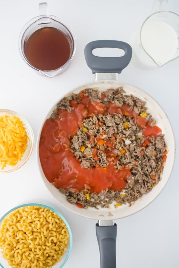 One Pot Homemade Hamburger Helper Ingredients