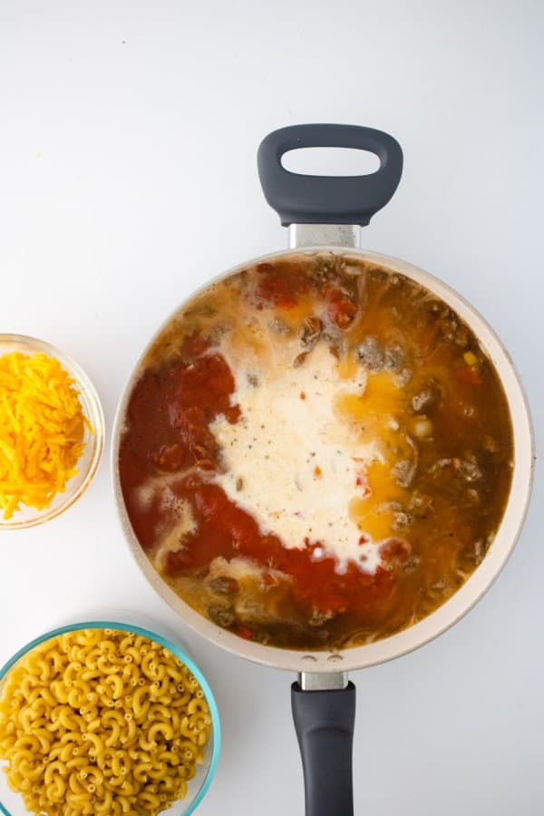 One Pot Homemade Hamburger Helper Ingredients