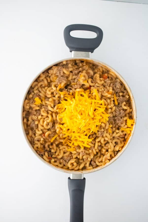 One Pot Homemade Hamburger Helper Ingredients