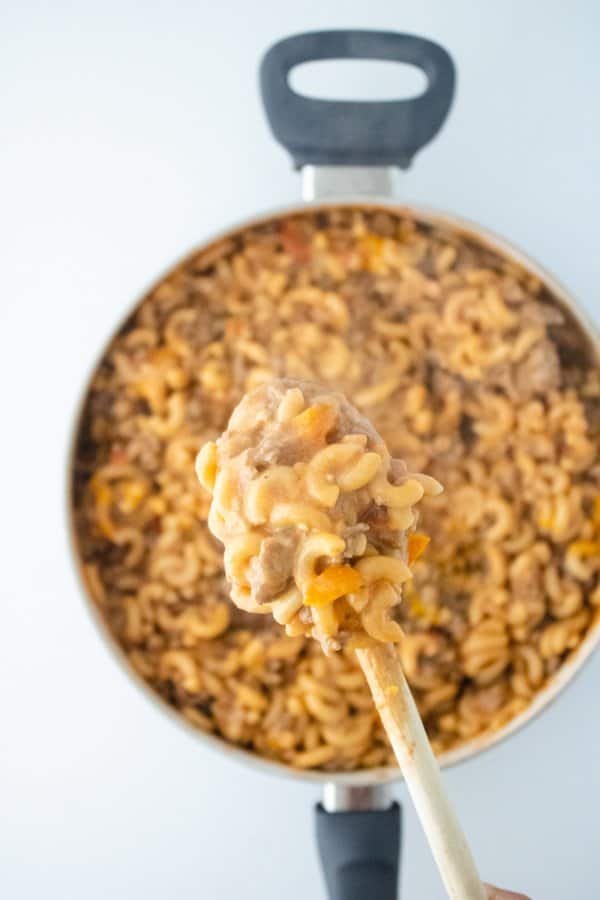 One Pot Homemade Hamburger Helper Ingredients