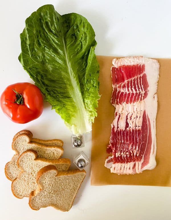Classic BLT Sandwich Ingredients