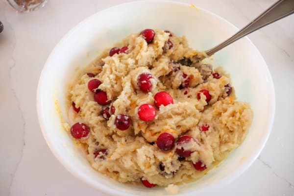 Orange Cranberry Muffin Recipe Process