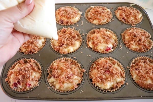 Orange Cranberry Muffin Recipe Process