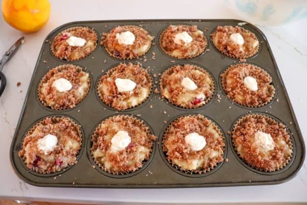 Orange Cranberry Muffin Recipe Process