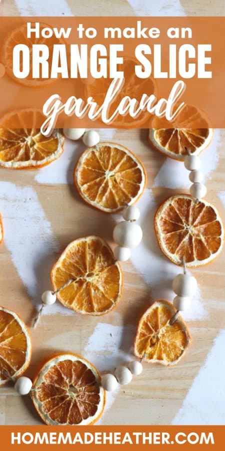 How to Make an Orange Slice Garland