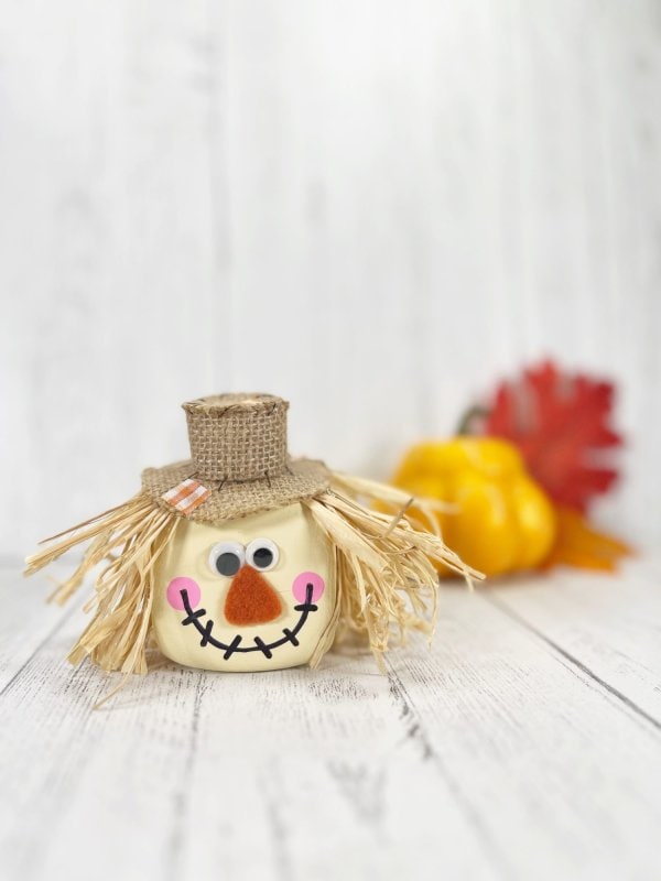 Dollar Store Foam Dice Scarecrow Craft