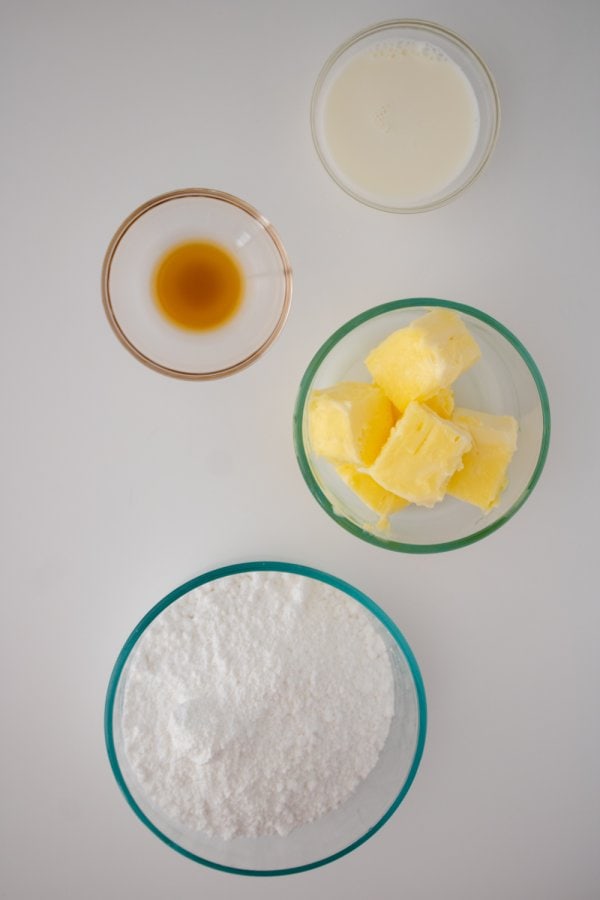 Buttercream Icing Ingredients