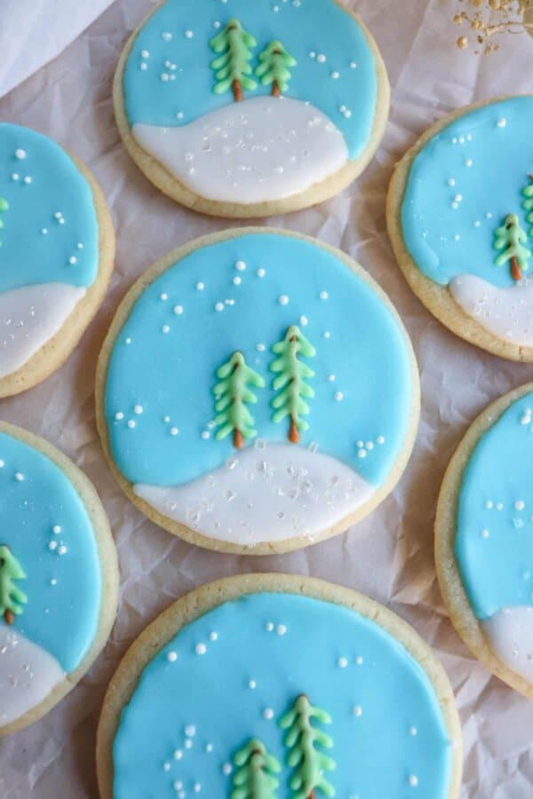 Snow Globe Sugar Cookies