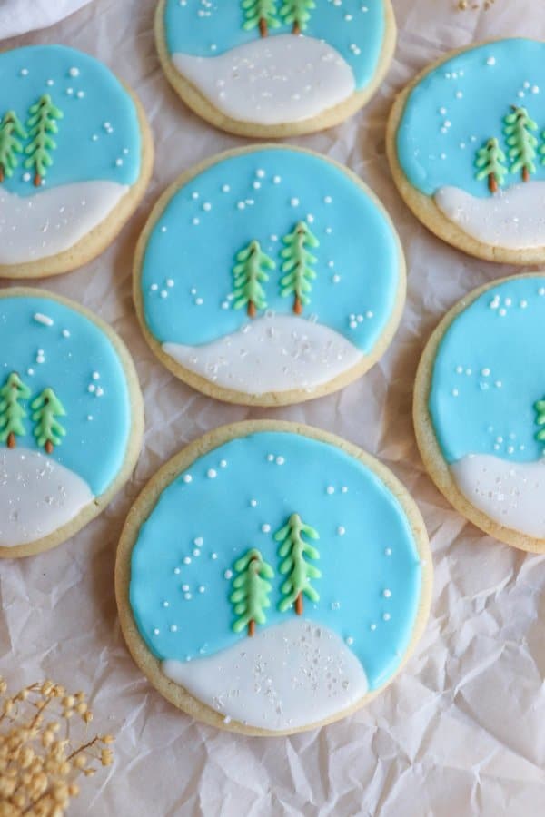 Snow Globe Sugar Cookies