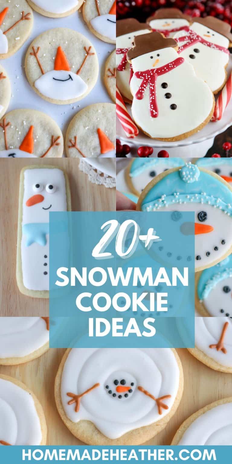 20+ Easy Snowman Cookie Decorating Ideas for Christmas