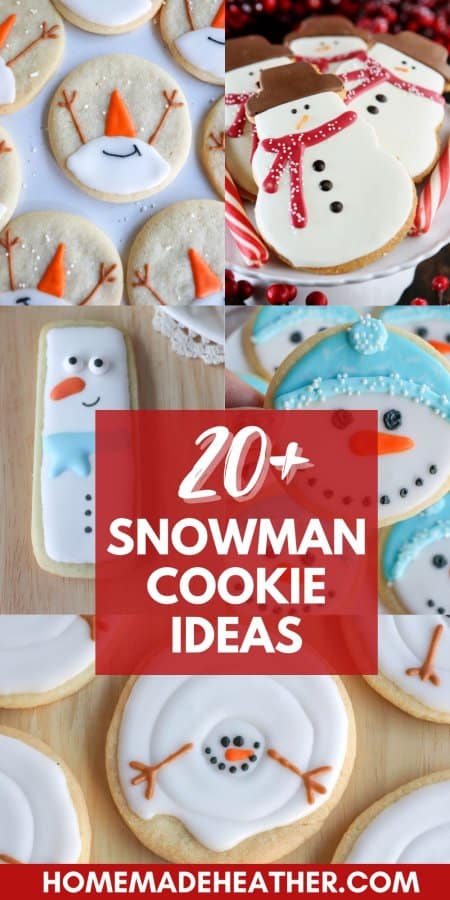 Snowman Cookie Ideas