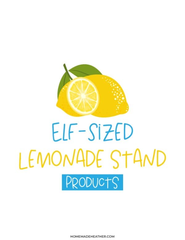 Elf Lemonade Stand