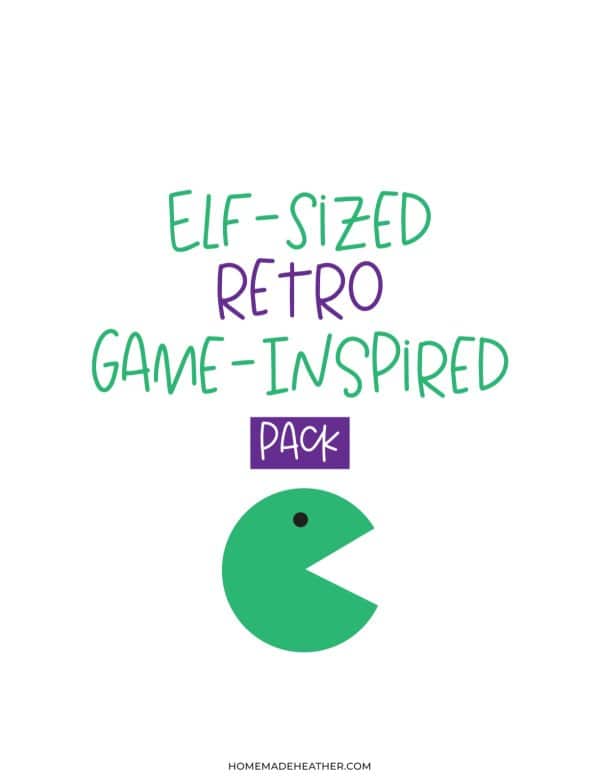 Elf on the Shelf Printable Video Game Props