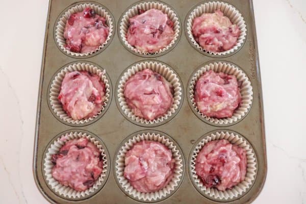 Cherry Muffin Ingredients