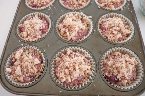 Cherry Muffin Ingredients