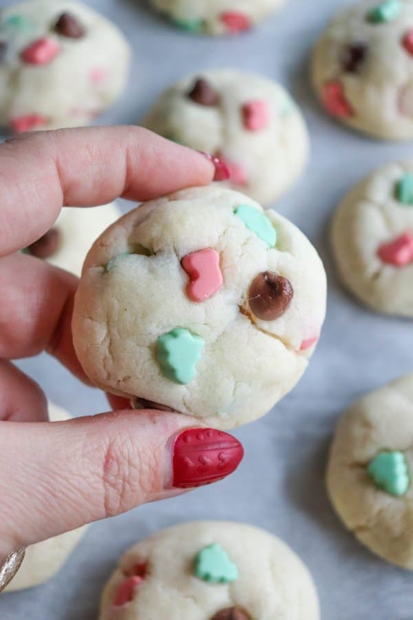Christmas Cake Mix Cookies