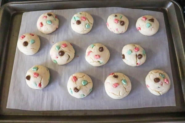 Christmas Cake Mix Cookies