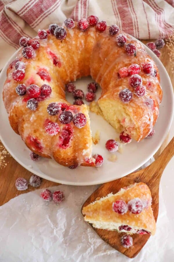 Orange Cranberry Pound Cake Recipe