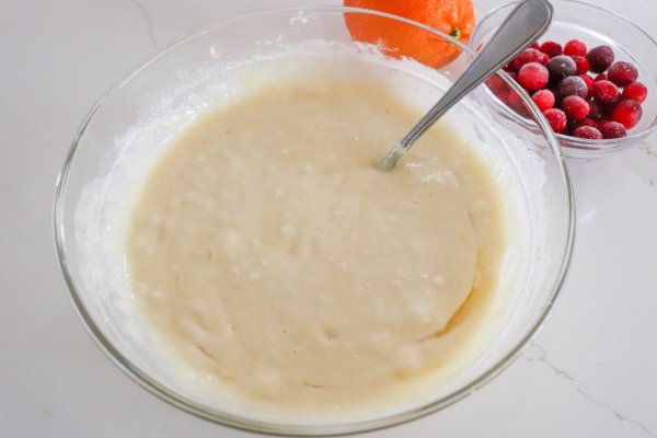 Orange Cranberry Pound Cake Ingredients