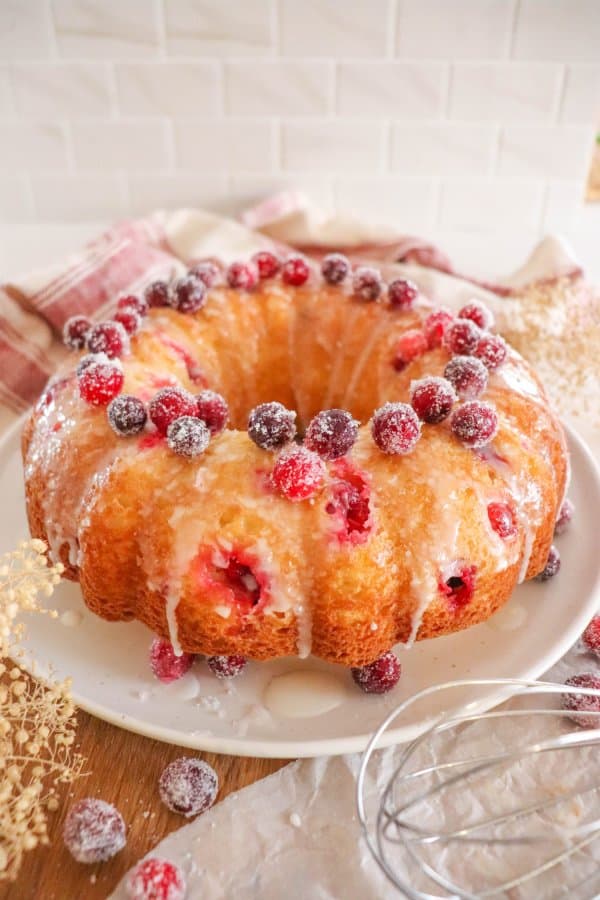 Orange Cranberry Bundt Cake