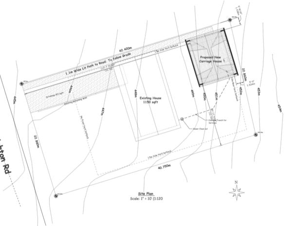 Carriage House Site Layout