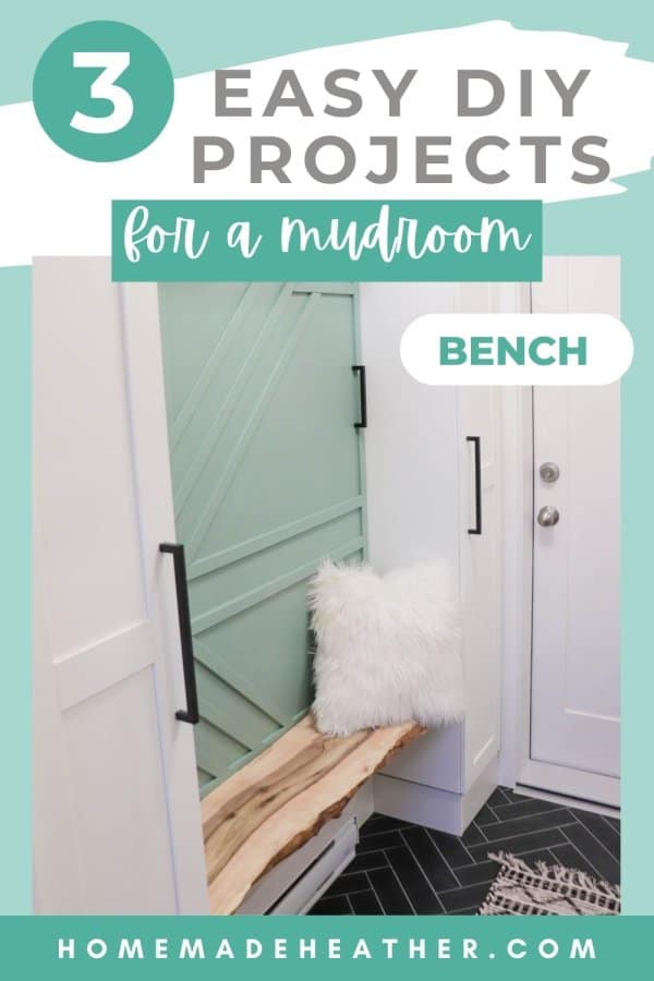 3 Easy DIY Projects for a Mudroom - Bench