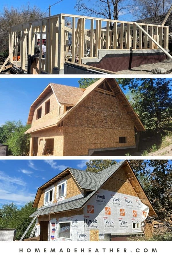 Sheeting the Carriage House
