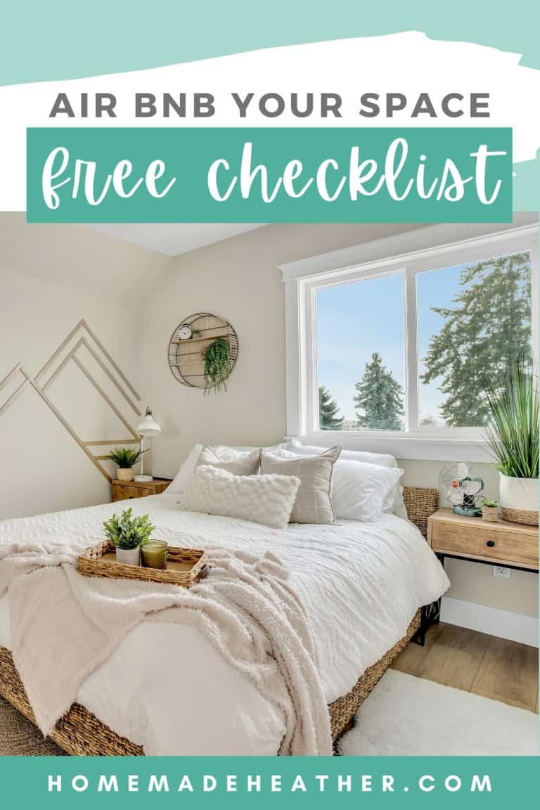 How to Airbnb Your Space (Printable Checklist)
