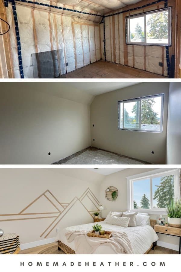 Carriage House Bedroom Process