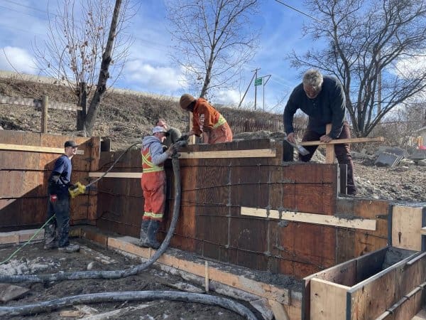 Concrete Pour Process