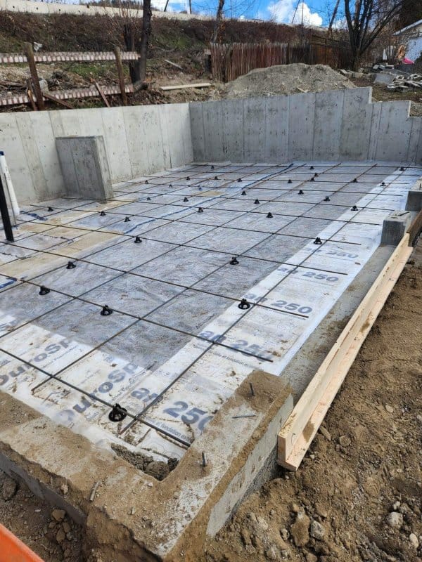 Cement Foundation Process