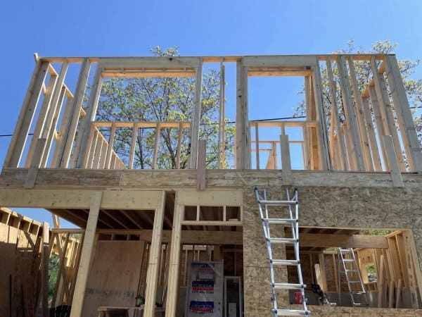 Carriage House Upper Floor Framing
