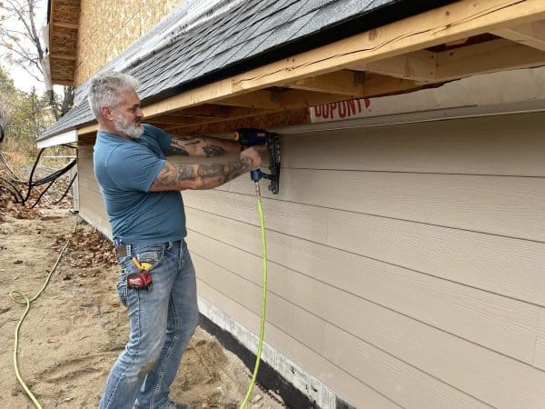 Siding Begins