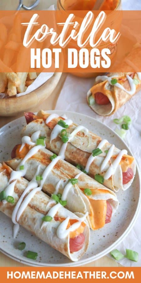 Tortilla Hot Dogs