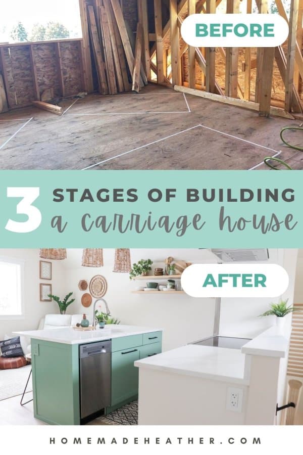 3 Stages of Building a Carriage House