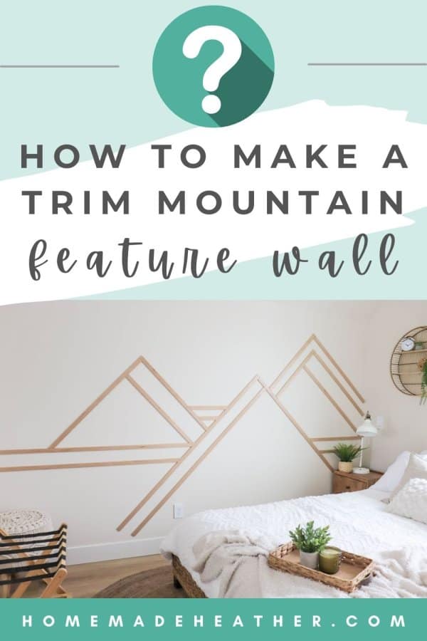 How To Make a Trim Mountain Feature Wall