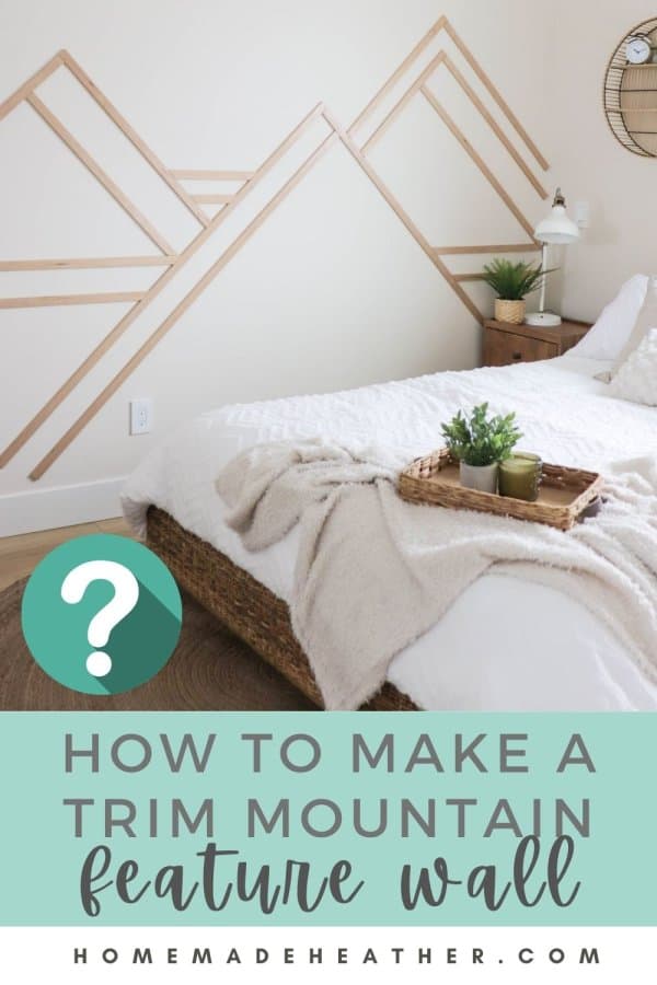 How To Make a Trim Mountain Feature Wall