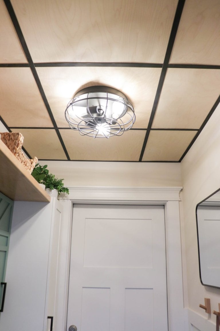 How To Create a Wood Drop Ceiling