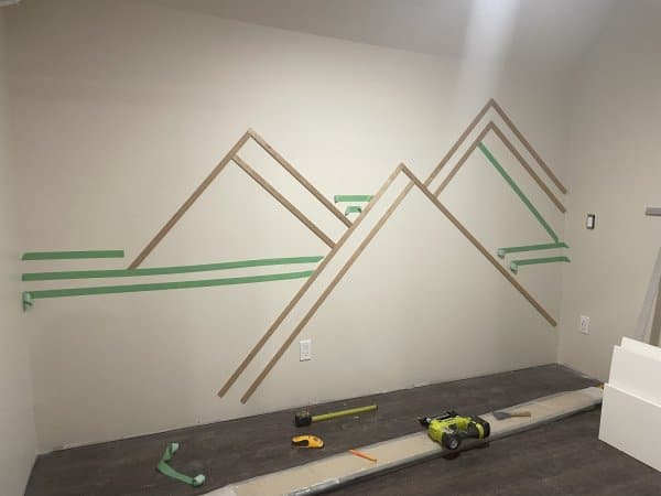 Wood Trim Mountain Tape Process