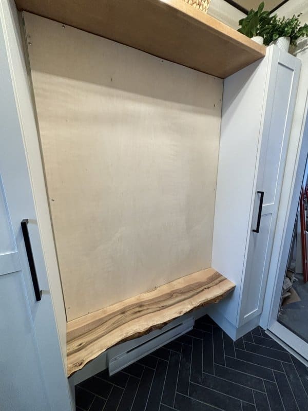 Plywood Cut to Size for Mudroom Art.